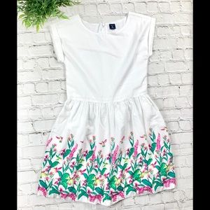 GAP Kids Floral white Dress Size 14/16